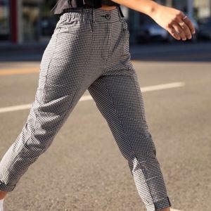 URBAN OUTFITTERS SILENCE AND NOISE GINGHAM PANTS
